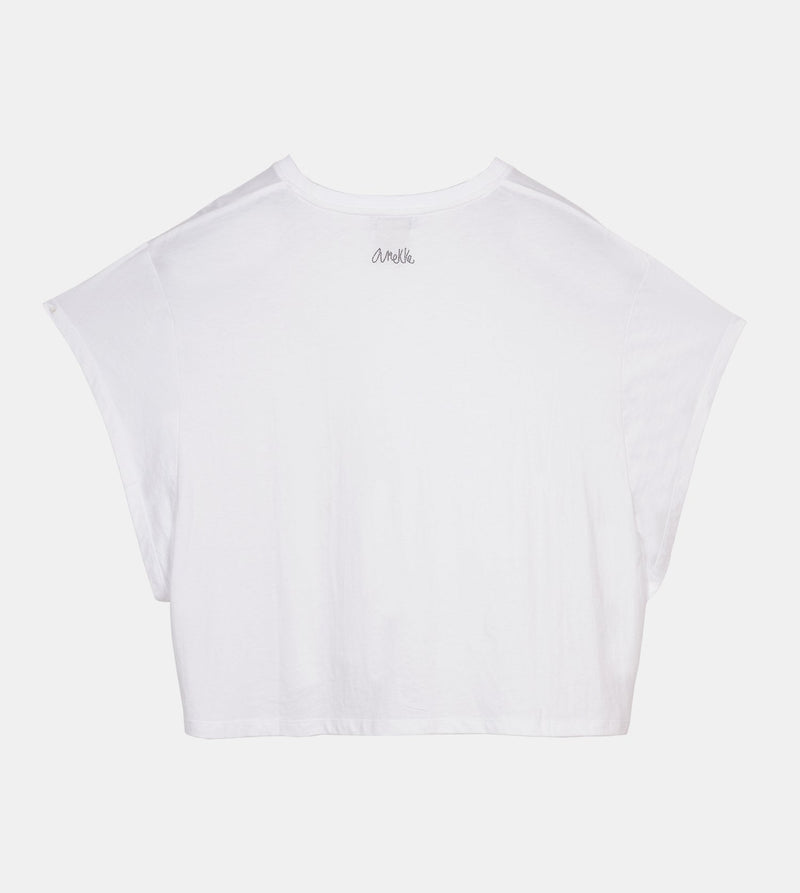 Crop top blanc Anekke