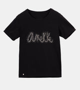 T-shirt noir Anekke