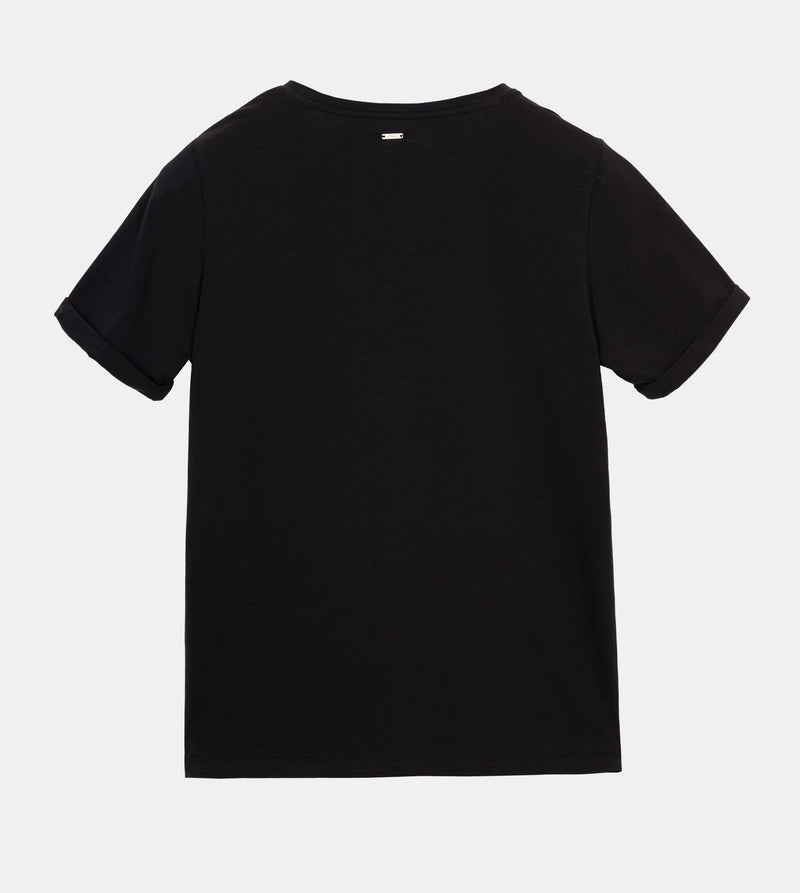 T-shirt noir Anekke