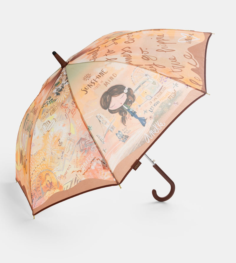 Parapluie long Peace & Love