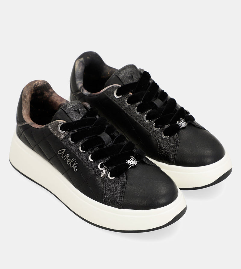 Baskets style casual, noir