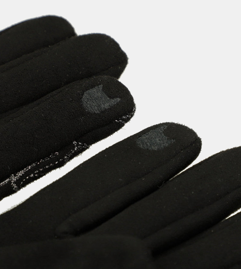 Gants avec logo Anekke, noir