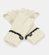 Gants en maille, beige