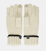 Gants en maille, beige