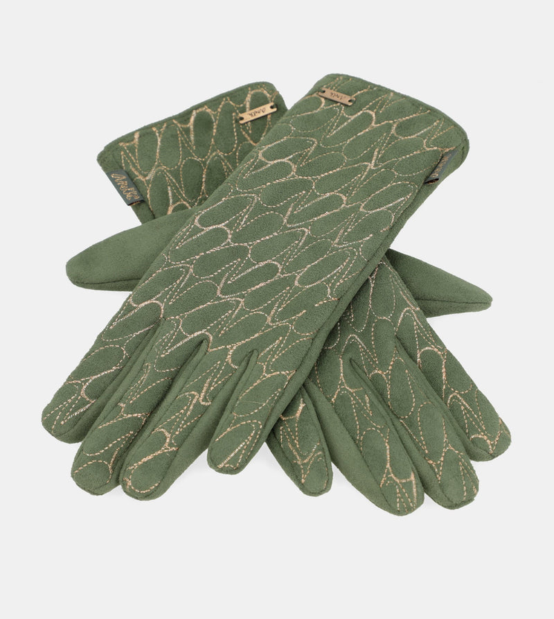 Gants avec logo Anekke, vert