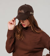 Casquette marron