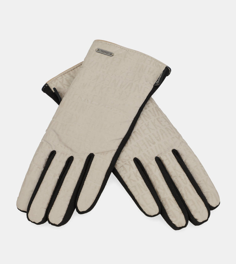 Gants Contemporary noir et beige