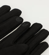 Gants doublés en polaire noirs