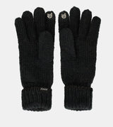 Gants logomania noirs