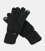 Gants logomania noirs