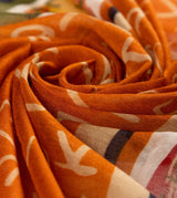 Magic Souls Ocher Print Scarf