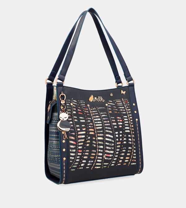 Nature Pachamama Navy Blue Crossbody Bag