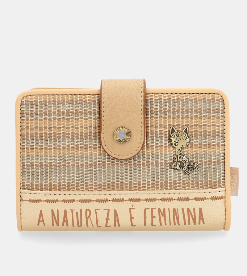 Nature Pachamama Gold Medium RFID portefeuille