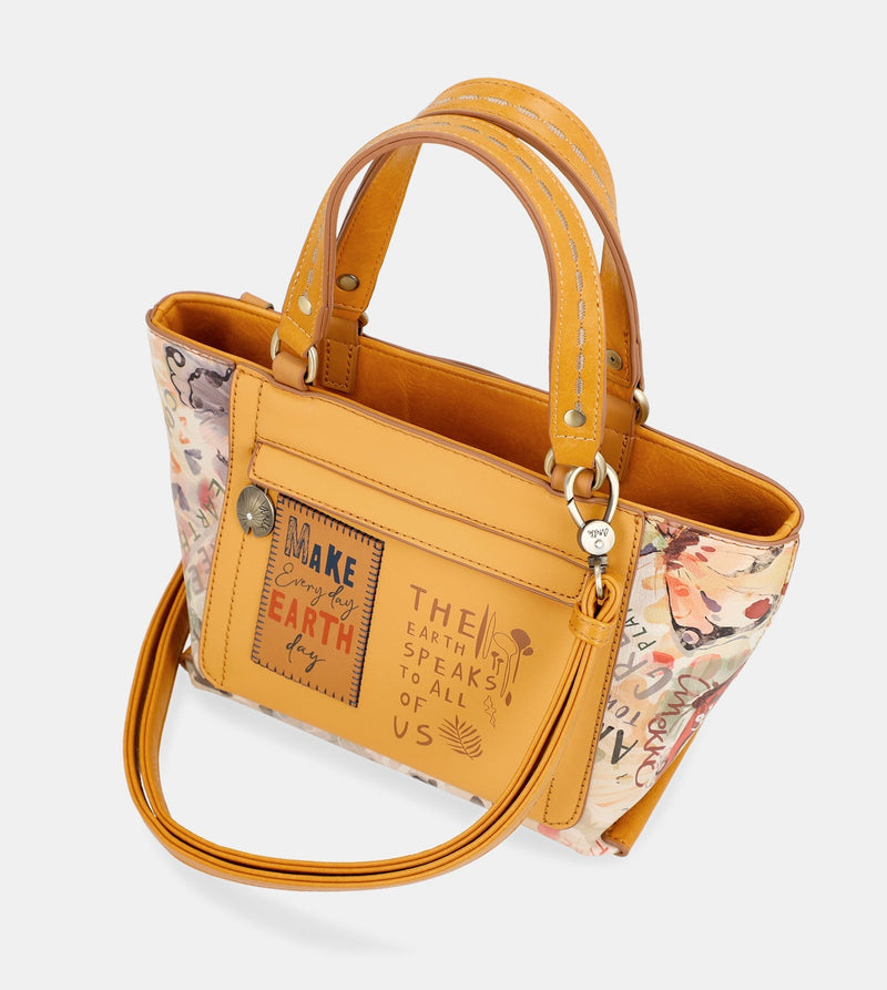 Nature Pachamama Ocher Tote Sac