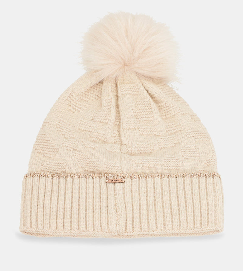 Chapeau Shodō en laine beige