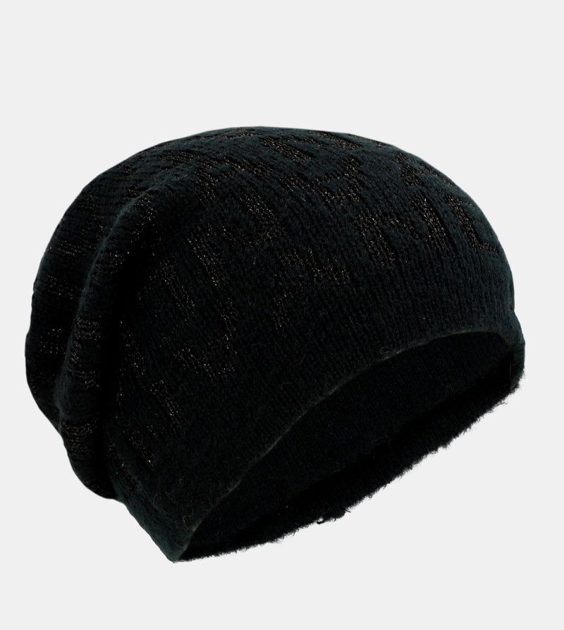 Chapeau Contemporary en laine noir