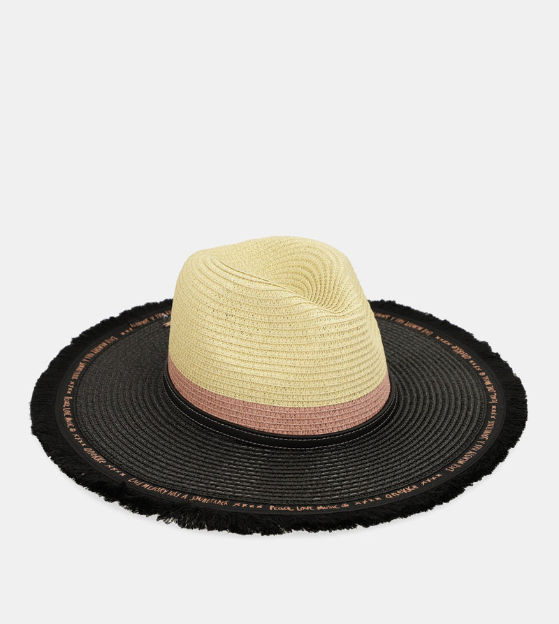 Chapeau raphia assorti