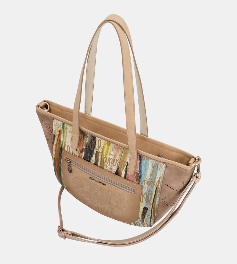 Sac shopper grand format nude Studio