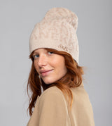 Chapeau Contemporary en laine beige